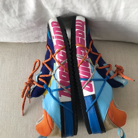 Men’s limited edition Moschino sneakers mixed colors size 42 - Picture 4 of 10